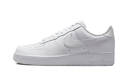 Кроссовки Nike Air Force 1 Low 07 LV8, белые с карбоновыми вставками