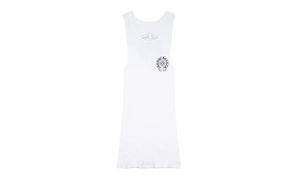 Майка Chrome Hearts Horseshoe Logo, белая