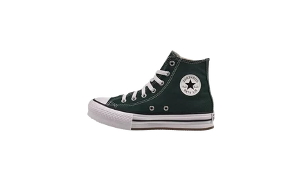 Кеды Converse Lift Hi PS, зеленый/белый/слоновая кость