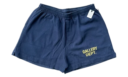 Мужские шорты Gallery Dept. GD261, темно-синие/желтые