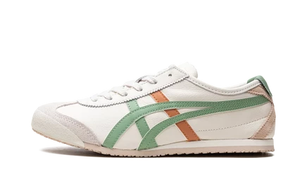 Кеды Onitsuka Tiger Mexico 66, кремово-зеленые/оранжевые