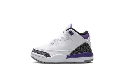 Детские кроссовки Jordan 3 Dark Iris, фиолетовые