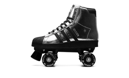 Женские кеды Adidas Superstar 82 Skate, серебристые
