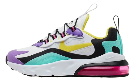 Детские кроссовки Nike Air Max 270 React PS, ярко-фиолетовые