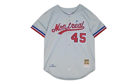 Джерси Mitchell & Ness Montreal Expos, серо-красная