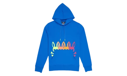 Мужское худи Psycho Bunny Lafayette Pullover, королевский синий