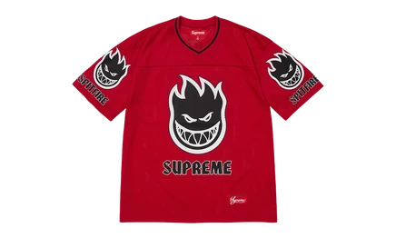 Унисекс футбольная майка Supreme Spitfire SS26, красная