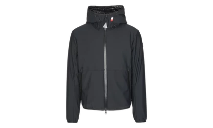 Мужская короткая пуховая куртка Moncler Duport, черная