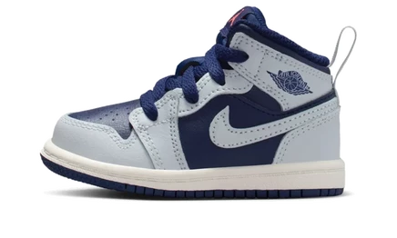 Детские кроссовки Air Jordan 1 Mid TD, синие