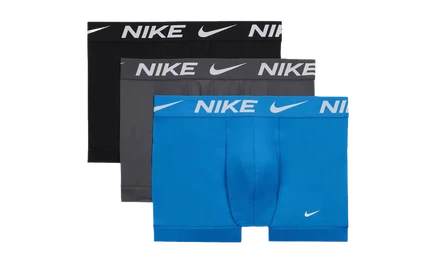 Мужские трусы-боксеры Nike Dri-Fit Essential, 3 шт., синие/серые/черные