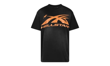 Унисекс футболка Hellstar Sport Logo Gel HS01SCC001, оранжевая