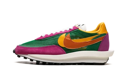 Кроссовки Nike LDWaffle Sacai Pine Green, зеленые