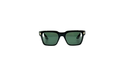 Унисекс очки Chrome Hearts Halllamanass, черно-золотые
