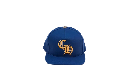 Бейсболка Chrome Hearts Baseball CH, сине-оранжевая