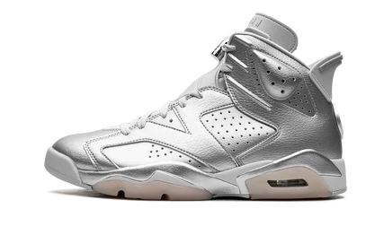 Кроссовки Jordan 6 Retro «PSG», серебристые