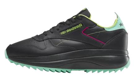 Женские кроссовки Reebok Classic Leather SP Extra, черно-зеленые