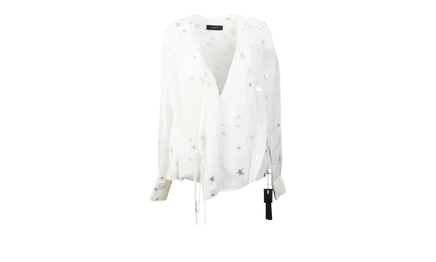 Рубашка Amiri Stars Fil Coupe AMR-XTPS-0244, белая