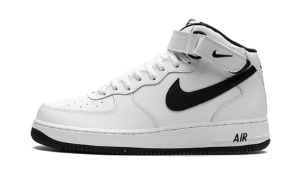 Кроссовки Nike Air Force 1 Mid, бело-черные