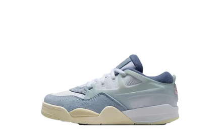 Детские кроссовки Jordan AJ4 Retro RM PS, сине-серые