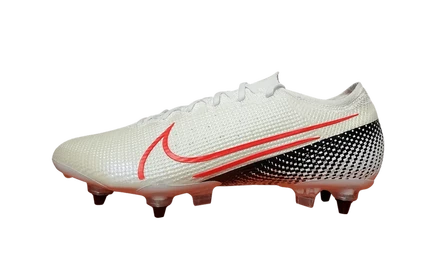 Бутсы nike mercurial vapor 13 elite, белые/лазерно-красные