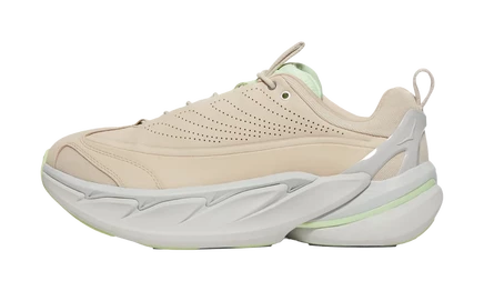 Кроссовки Hoka One Elevon X, бежево‑зеленые