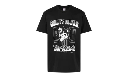 Футболка Supreme Bounty Hunter Wolf SU100113, черная