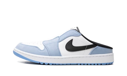 Мюли для гольфа Jordan Air Jordan 1 Mule Golf, бело-голубые