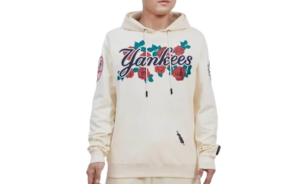 Толстовка Pro Standard Yankees Roses Eggshell, белая