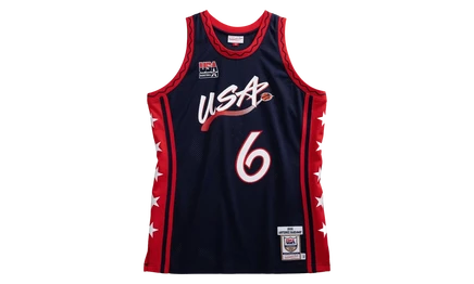 Джерси Mitchell & Ness Penny Hardaway USA 1996, темно-синяя
