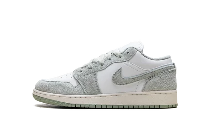 Детские кеды Jordan 1 Low SE FN9137 131, бело-мятные