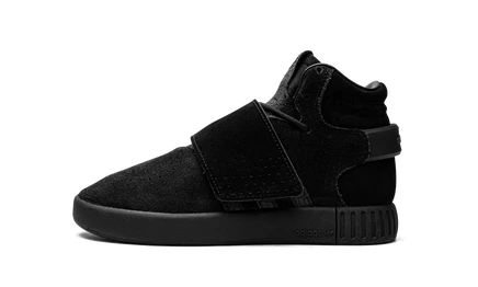 Кеды для мальчиков Adidas Tubular Invader Strap, черно-белые