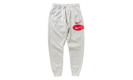 Спортивные брюки Nike Sportswear Swoosh League, серый меланж
