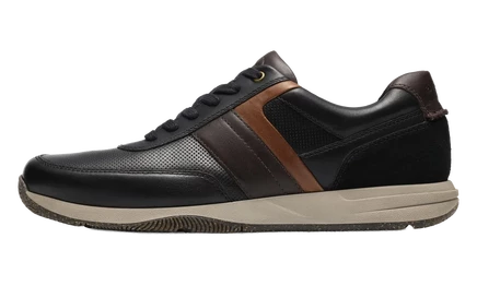 Мужские туфли Clarks Townview Style, черные кожаные