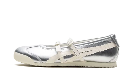 Кеды Onitsuka Tiger Mexico 66 TGRS, серебристо-кремовые