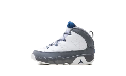 Детские кроссовки Jordan Air Jordan 9 TD French Blue, бело-синие