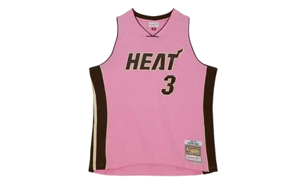 Мужская майка Mitchell & Ness Heat 2005 Dwyane, розовая