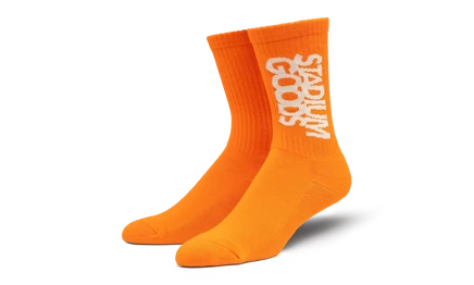 Носки Stadium Goods Crew SGS0431, неоново-оранжевые