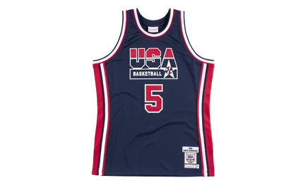 Джерси Mitchell & Ness Team USA 1992 David Robinson, темно-синее