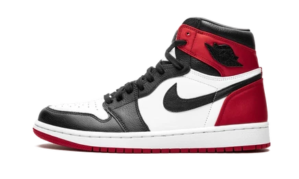 Женские кеды Jordan Air Jordan 1 High OG, черно-белые с сатином