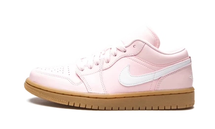Женские кеды Jordan Air Jordan 1 Low, розово‑коричневые