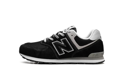Детские кроссовки New Balance 574 GS, черно-белые