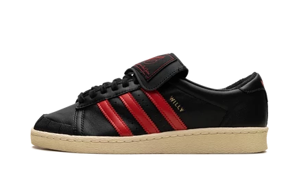 Кроссовки Adidas x Willy Chavarria Jabbar, черно-красные