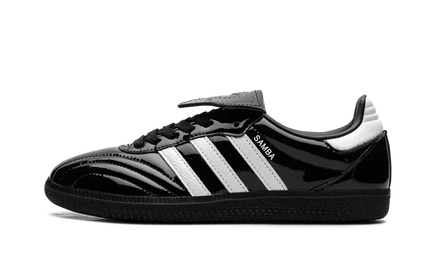 Женские кеды Adidas Samba LT, лакированная кожа, черные