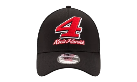 Унисекс кепка New Era 39THIRTY NASCAR Harvick №4, черная
