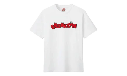 Футболка KAWS Uniqlo Brooklyn KAWS202531, бело-красная