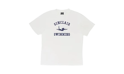 Футболка Sinclair Swimming, белая