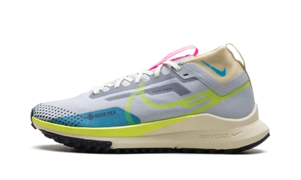 Женские кроссовки Nike React Pegasus Trail 4 GORE-TEX, серо-лаймовые
