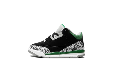 Детская обувь Jordan Air Jordan 3 Retro TD «Pine Green», сосново-зеленая