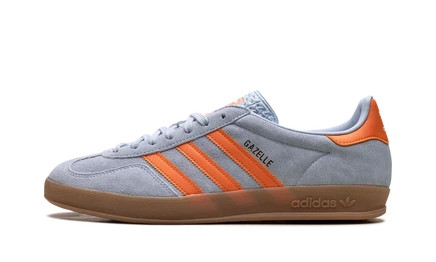 Кроссовки Adidas Gazelle Indoor, сине-оранжевые