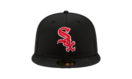 Бейсболка New Era 59FIFTY Уайтсокс, черная